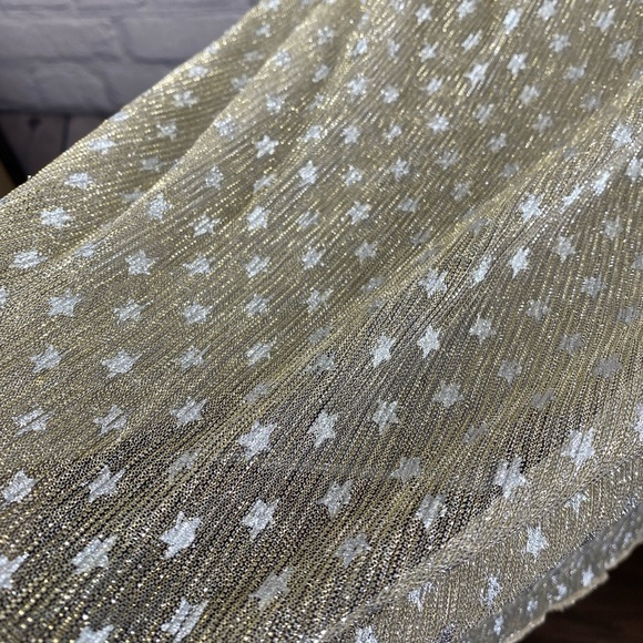 House of Harlow 1960 Revolve Star Gold Boho Babydoll Dress Y2K NWT - Picture 11 of 13